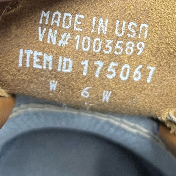 L.L. Bean Bean boots made in USA duck boots low top lace up rubber/leather. Sz 6 - Picture 9 of 9